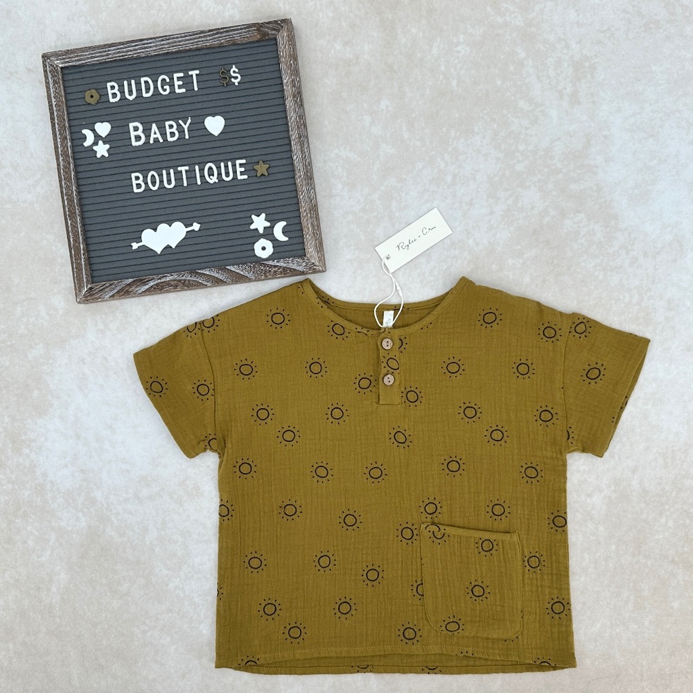 New Rylee + Cru Desert Suns Henley 4-5Y